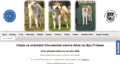 Desktop Screenshot of akity.cz