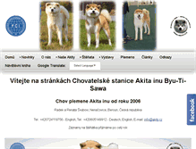 Tablet Screenshot of akity.cz